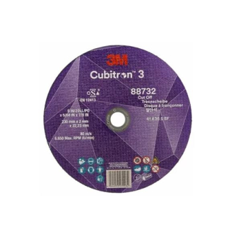 3M Cubitron 3 Cut-Off Wheel T41 230 x 22 x 2mm 88732 3M Cubitron 3 Cut-Off Wheel T41 230 x 22 x 2mm 88732