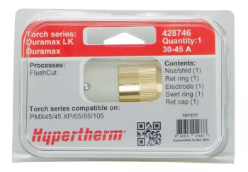Hypertherm Consumable Kit Duramax & Duramax Lock 30-45A FlushCut 428746