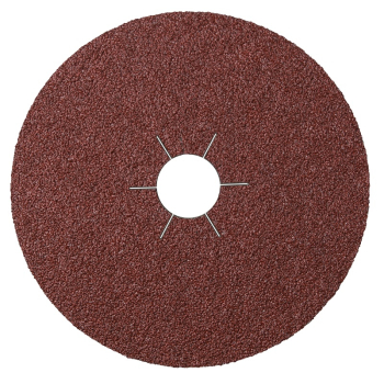 Klingspor CS561 Fibre Disc 115 x 22mm 100 Grit Star Shaped Hole 10985