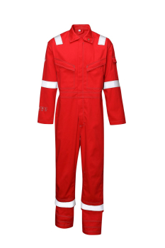 LODEWORK Viper Anti-Static Coverall Red Size 48Inch Cut-to-Fit