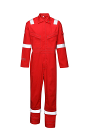 LODEWORK Viper Anti-Static Coverall Red Size 38inch Cut-to-Fit