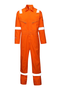 LODEWORK Viper Anti-Static Coverall Orange Size 40Inch Cut-to-Fit