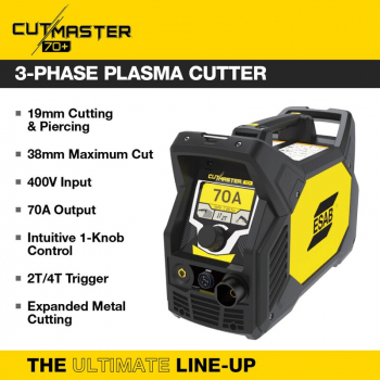 ESAB Cutmaster 70+ Plasma 415v 0559170004 ESAB Cutmaster 70+ Plasma 415v 0559170004