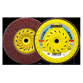 Klingspor SMT975 Mop Disc M14 x 125mm 40 Grit Convex 369301 Klingspor SMT975 Mop Disc M14 x 125mm 40 Grit Convex 369301