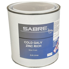 Sabre Cold Galv Zinc Rich Silver Grey 800ml