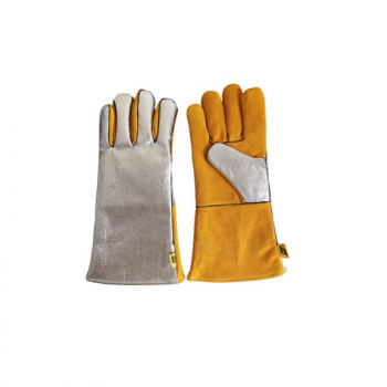 ESAB Heavy Duty Aluminised Back MIG/MMA  Gauntlet Size Medium/8 0700500508 ESAB Heavy Duty Aluminised Back MIG/MMA  Gauntlet Size Medium/8 0700500508