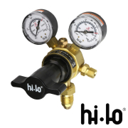 Hi-Lo Single Stage FabMaster Elite Regulator 2 Gauge Argon 35L HL051011E