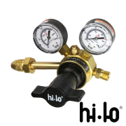 Hi-Lo Single Stage FabMaster Elite Regulator 2 Gauge Argon 35L Side Entry HL050074SE