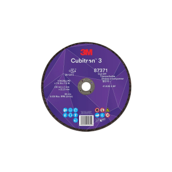 3M Cubitron 3 Cut-Off Wheel T41 230 x 22 x 3mm 87371 3M Cubitron 3 Cut-Off Wheel T41 230 x 22 x 3mm 87371