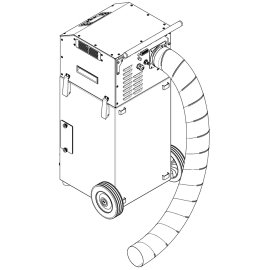 Nederman Fume Eliminator GoMax Hose Vent c/w Flange 70377417 Nederman Fume Eliminator GoMax Hose Vent c/w Flange 70377417