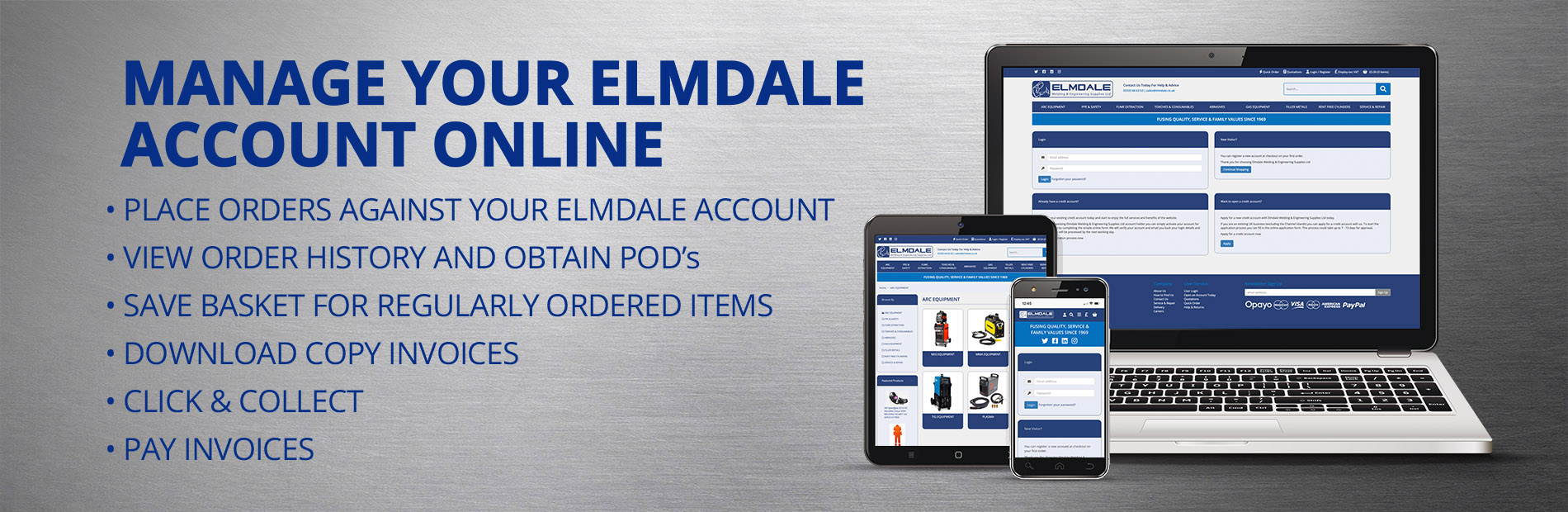 Enquire Today About Managing Your Account Online